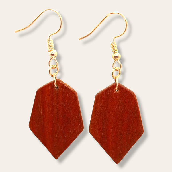 Artistry in Timber: Handcrafted Wood Earrings