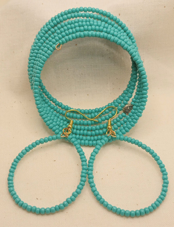 Artisan elegance: Bracelets with matching earrings