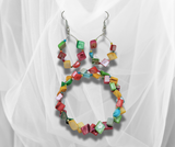 Multicolored Bead Bracelet with Matching Earrings