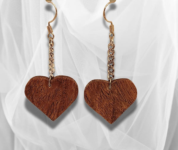 Artistry in Timber: Handcrafted Wood Earrings