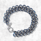 Blue japanese Stainless Steel Bracelet 