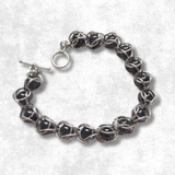 Midnight Capture Bead Chainmaille Bracelet