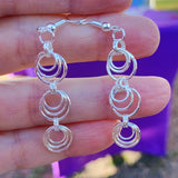 Silver Chainmaille Earrings ✨